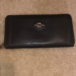 Gently Used Black Coach Wallet